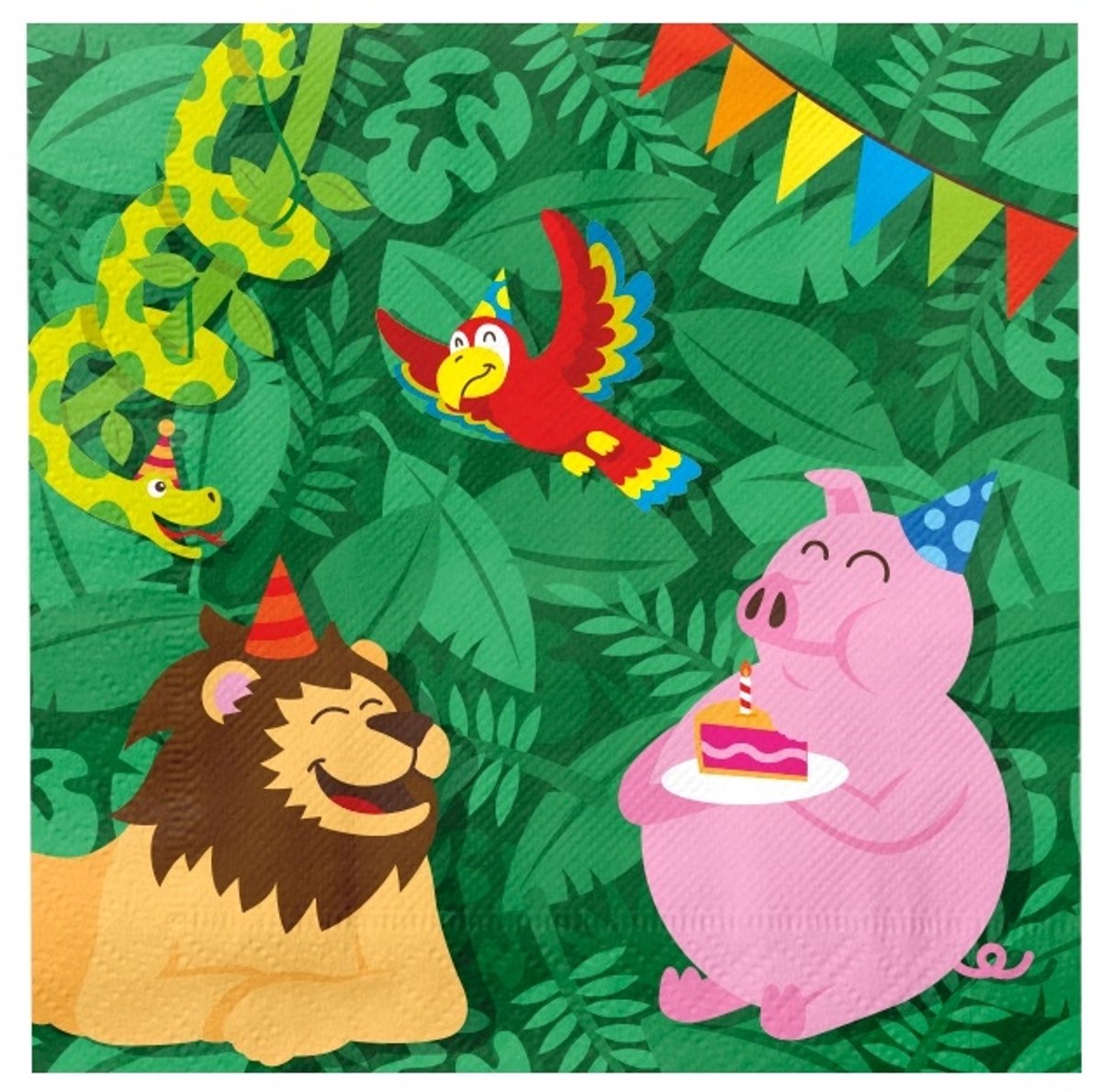 Napkins Jungle | 6 stuks